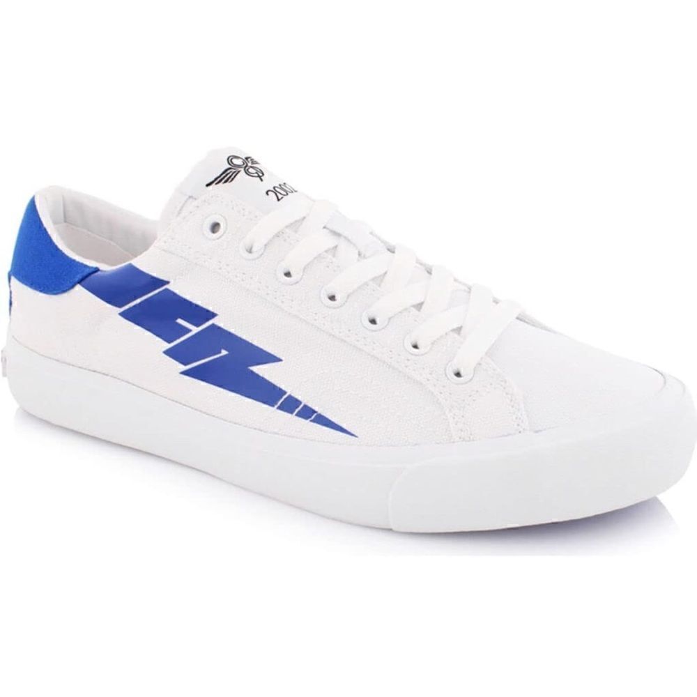 Creative Recreation Boys Zeus Canvas Lo sneakers  | Size 4 White/Nautical, new